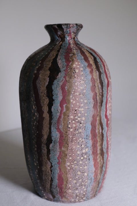 Cool Toned Drip Abstract Studio Pot