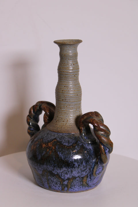Signed PA Twisted Handle Studio Ewer