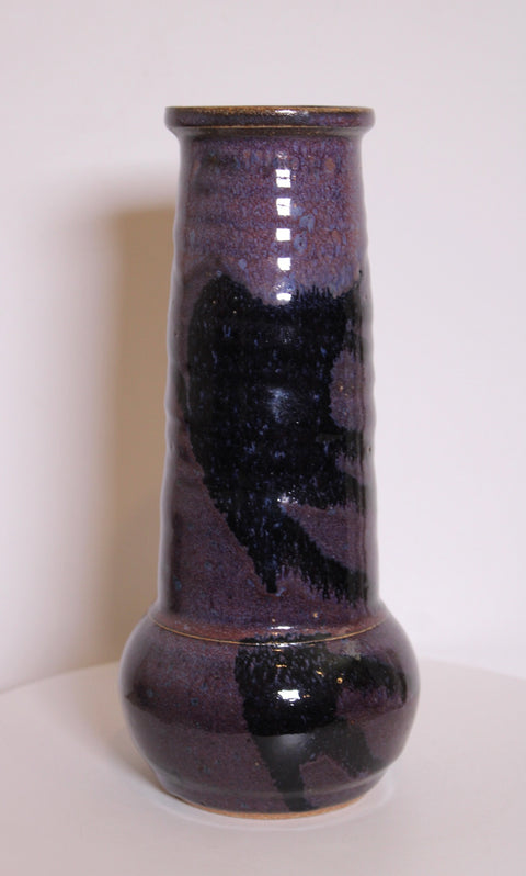 Daniel Tubbs Purple Black Studio Vase 2001