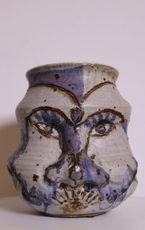 Figural Expression Face Studio Vessel