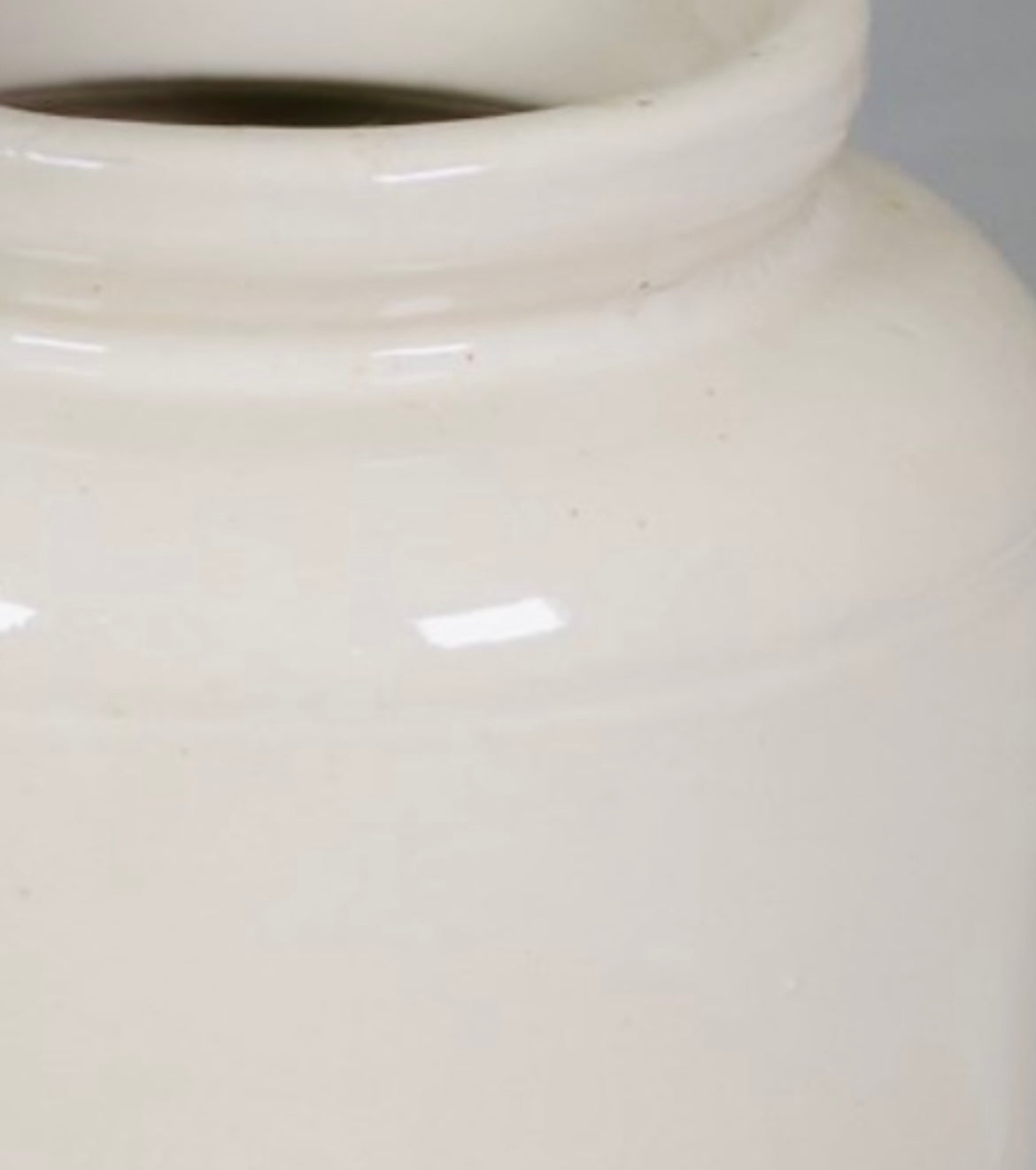 Cream  French Mustard Pot (Vintage)