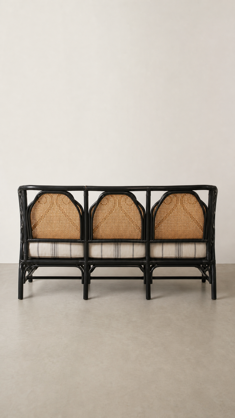 Thonet Bentwood Rattan Bench