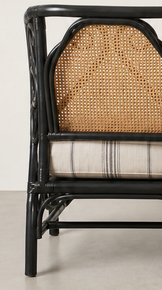 Thonet Bentwood Rattan Bench