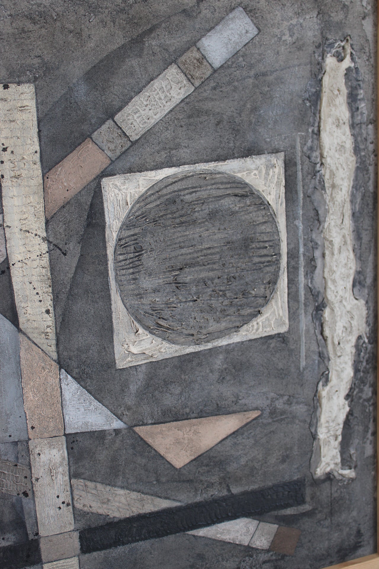 Angela Dickerson Gray Construct Original Framed Artwork