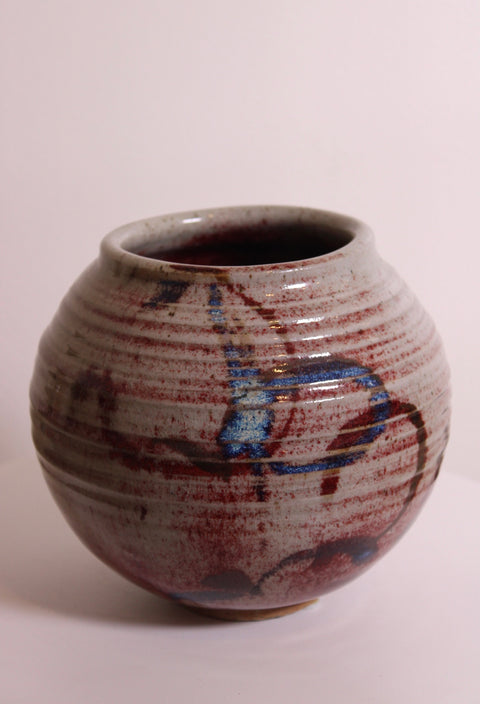 Abstract Expressionist Studio Pottery Bowl
