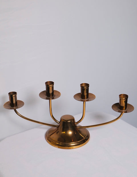 Solid Brass 4 Arm Candelabra