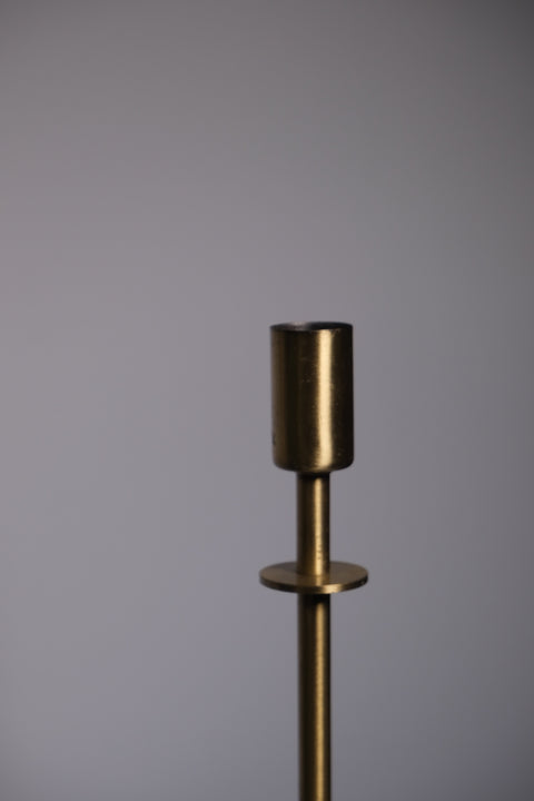 Solid Brass Pillar Candlesticks
