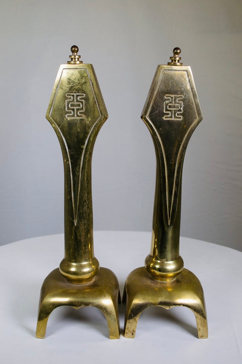 Art Deco Style Chenets (Pair)