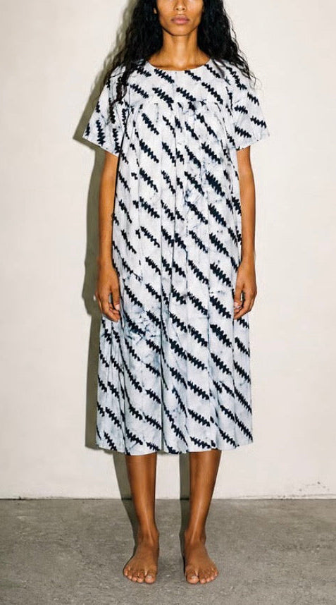 Vintage Blue Pattern Tunic