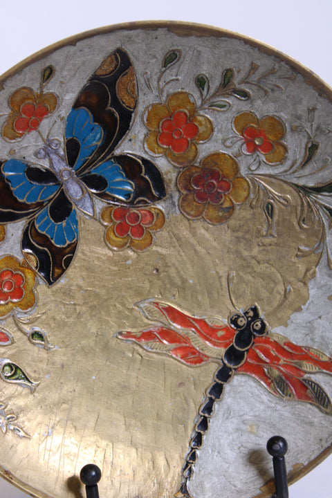Butterfly and Dragonfly Metal Wall Plate