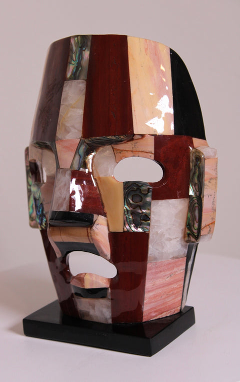 Mother of Pearl
 Death Mask Mosaic Sculpture