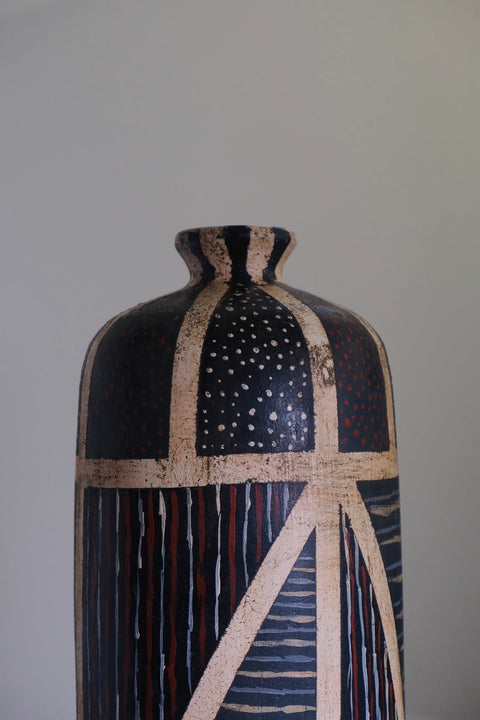 Hand Painted Tribal Vase (Amerikkka version)