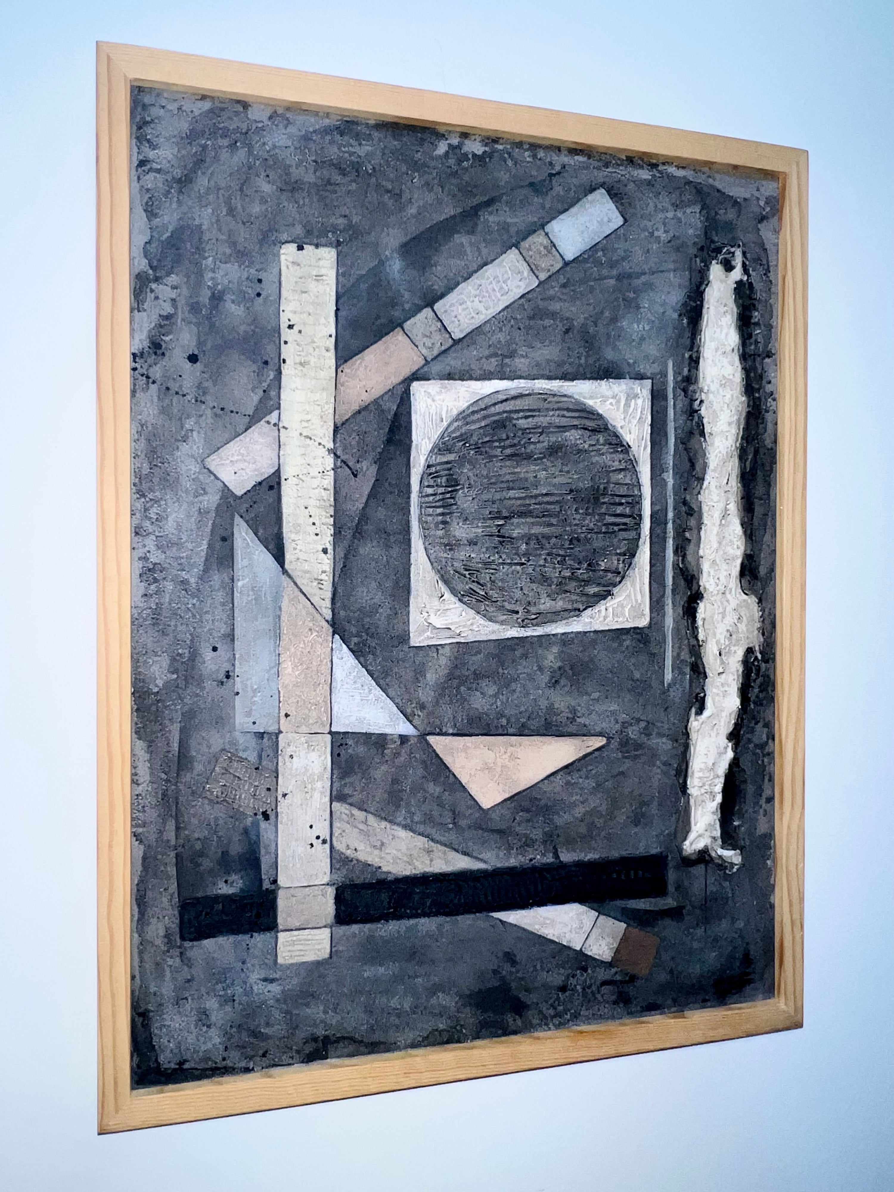 Charcoal Geometric Vintage Dream Abstract