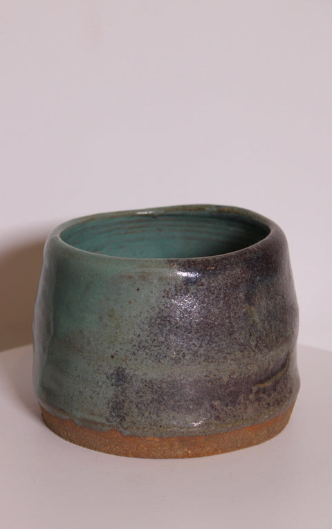 Blue-Green Studio Pottery Bowl