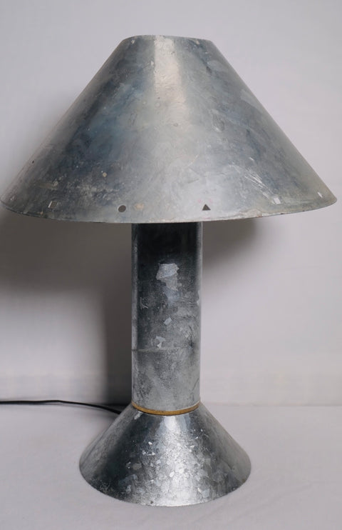 “Ron Rezek” Vintage Zinc Table Lamp