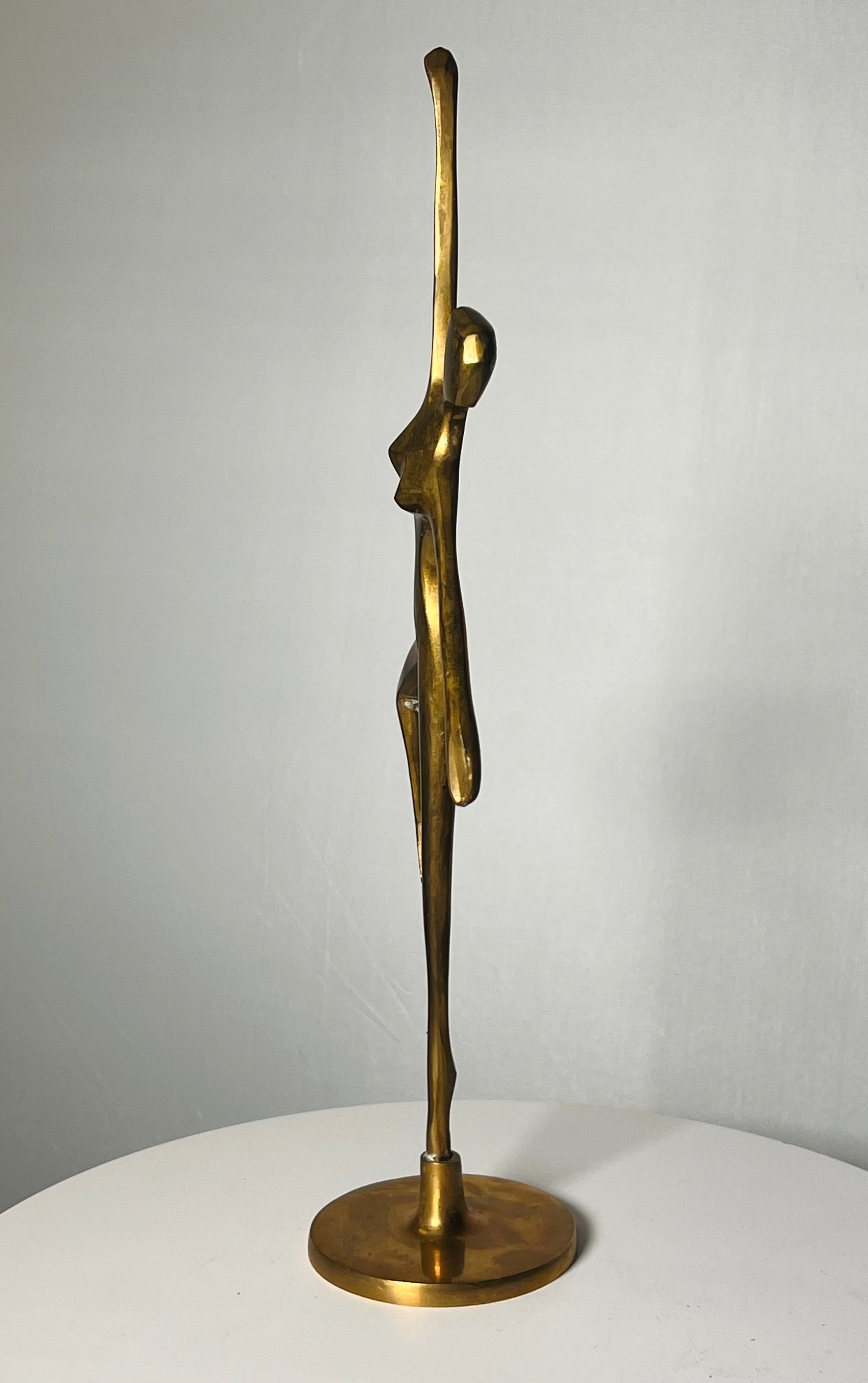 Vintage 1970s Brass Ballerina Sculptures (Set or Individuals) (Vintage)