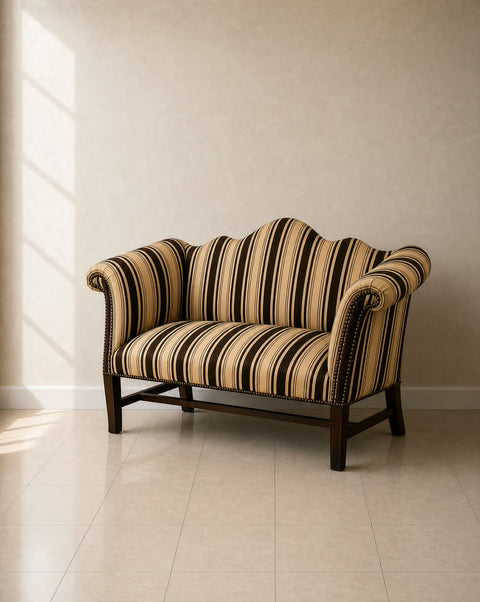 1950s Vintage Traditional Settee