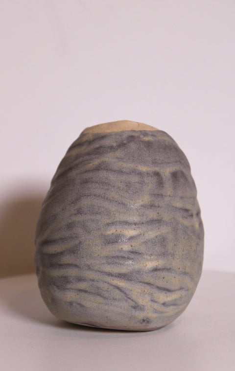 Organic Textured Studio Pottery Bud Vase