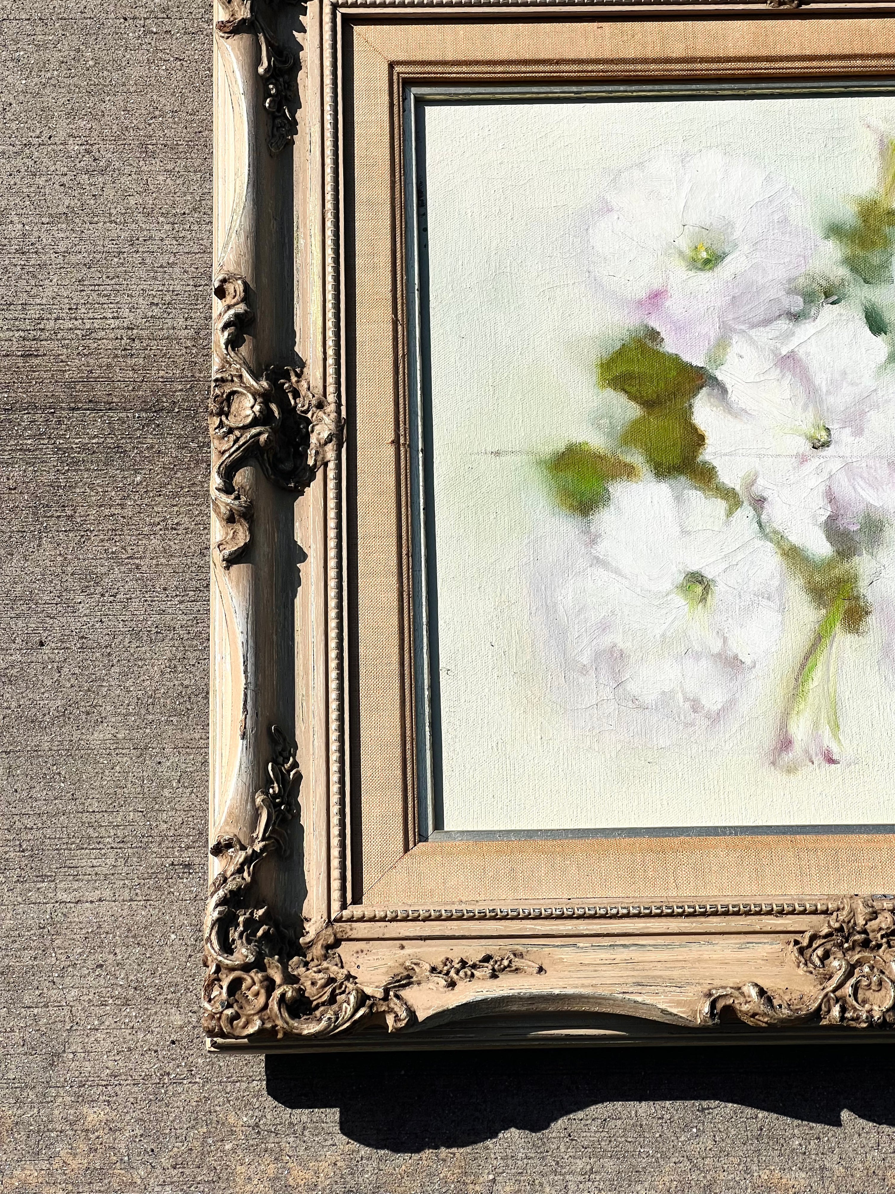Original Framed Flower Bouquet Oil Painting (Vintage)