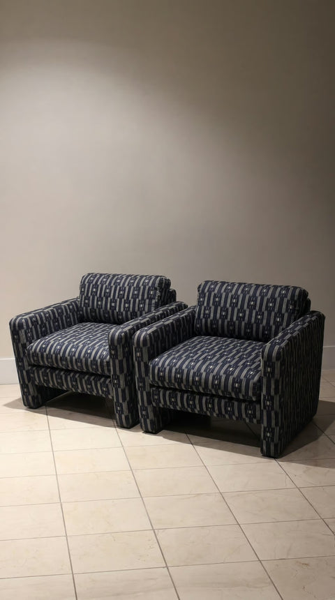 “Herman Miller” Vintage Pair Arm Chairs