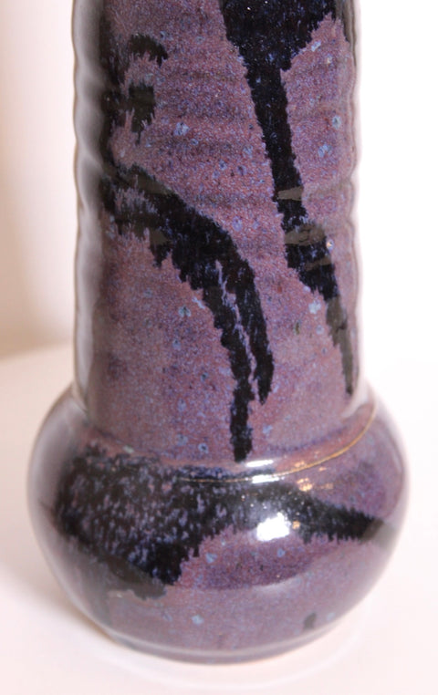 Daniel Tubbs Purple Black Studio Vase 2001