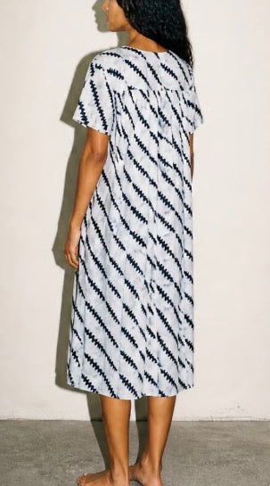 Vintage Blue Pattern Tunic