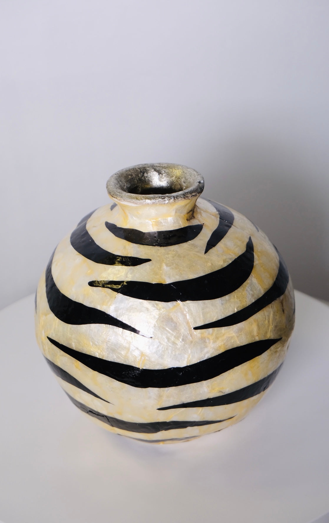 Zebra Bud Vase