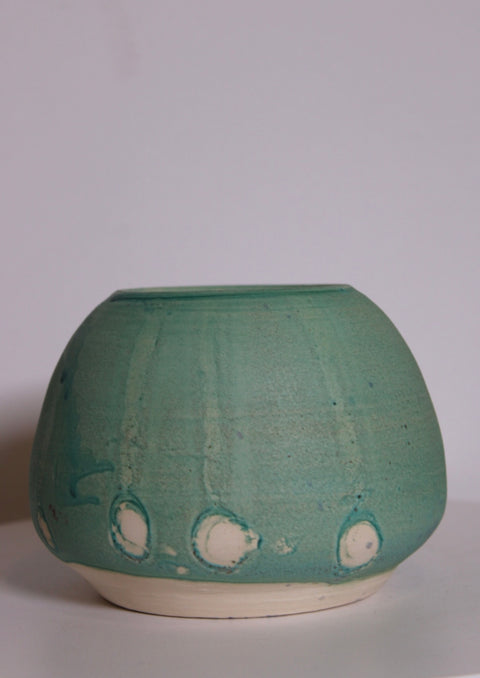 Pair of Celadon Studio Pottery Bowls | Handmade Ceramic