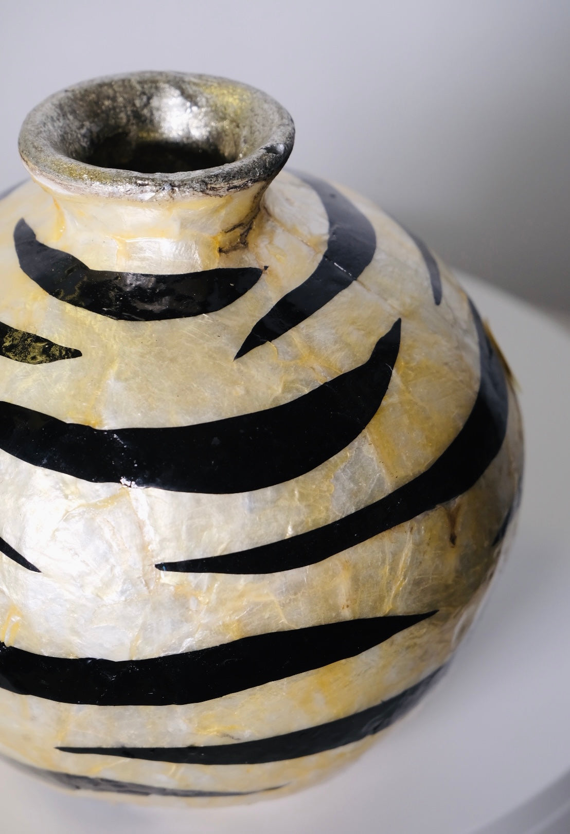 Zebra Bud Vase