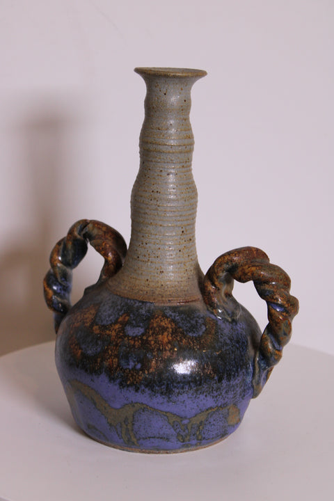 Signed PA Twisted Handle Studio Ewer