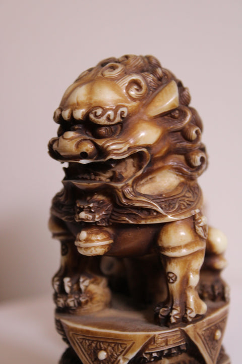 Vintage Chinese Guardian Foo Dogs – Pair