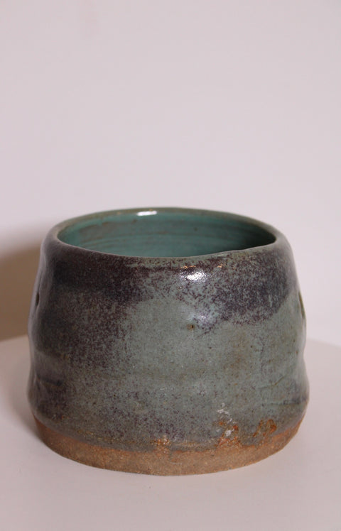 Blue-Green Studio Pottery Bowl