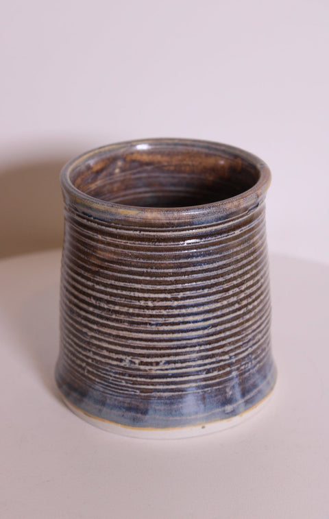 Volcanic Black Studio Vase