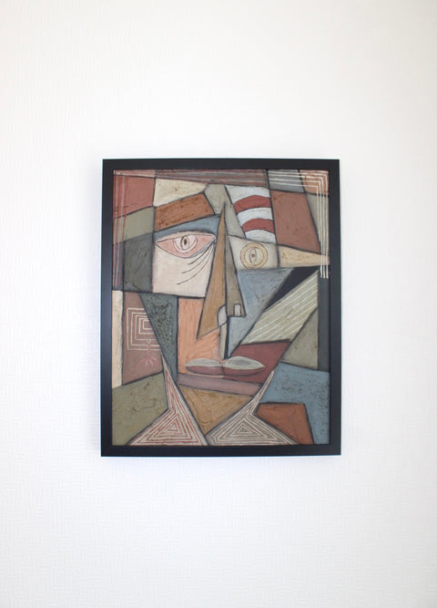 Angela Dickerson Single Watcher Original Framed Artwork