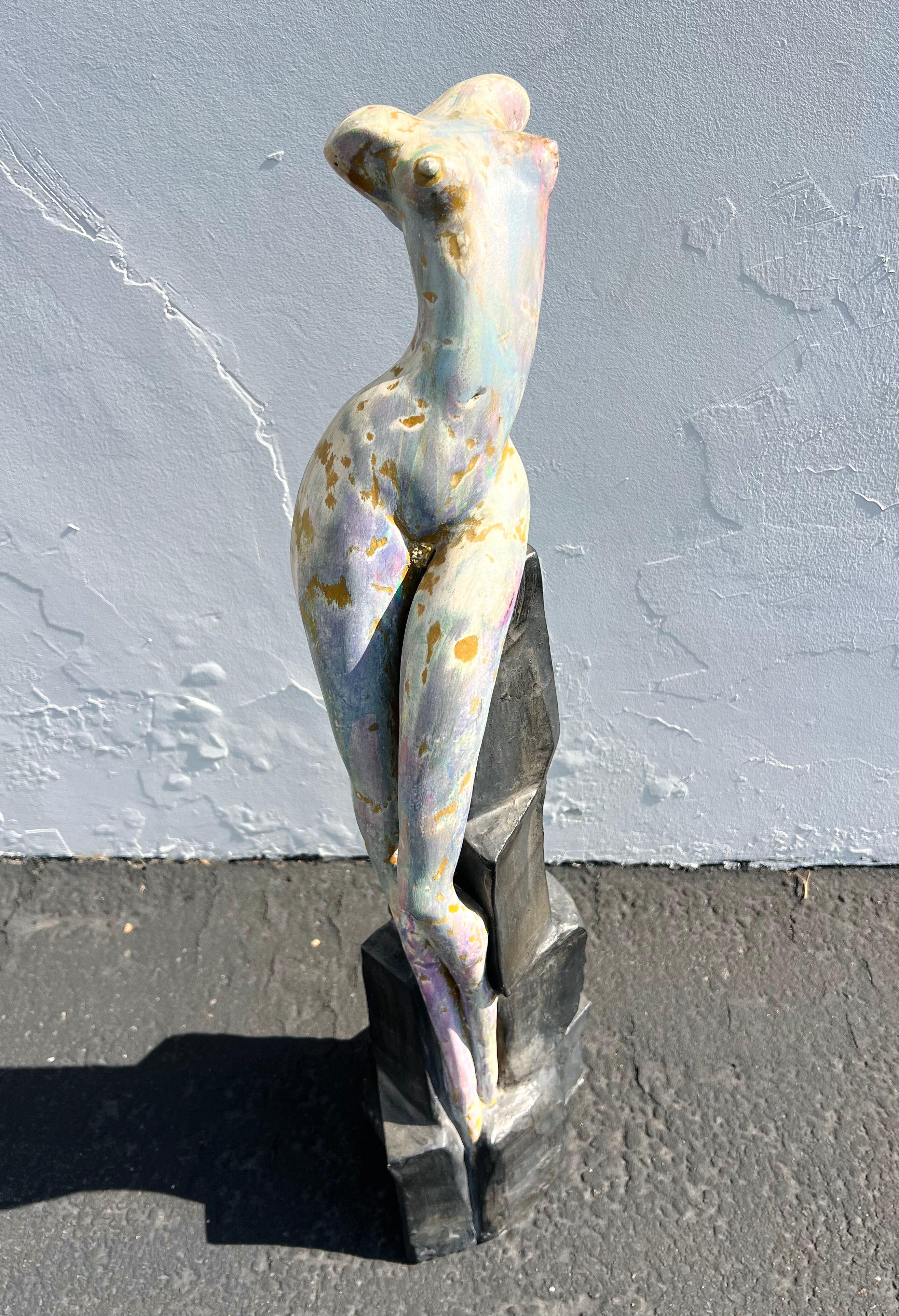 Nude Women Exhibitionist on Rocks (Vintage)