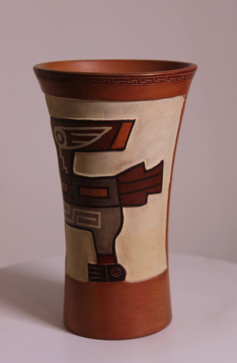 Tiwanaku Style Polychrome Terracotta Vase