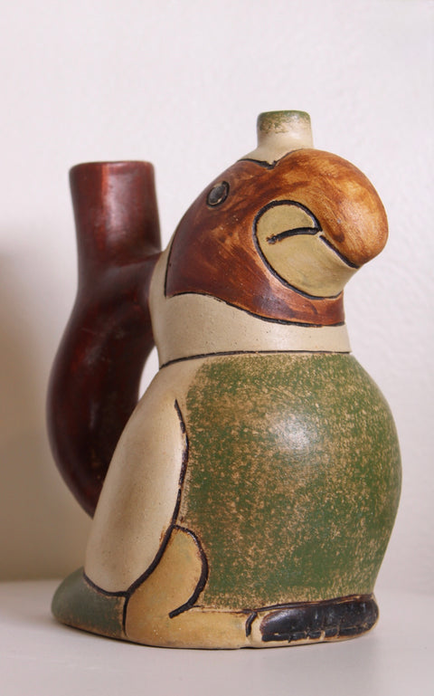 Modern Bird Form Ceramic Jug