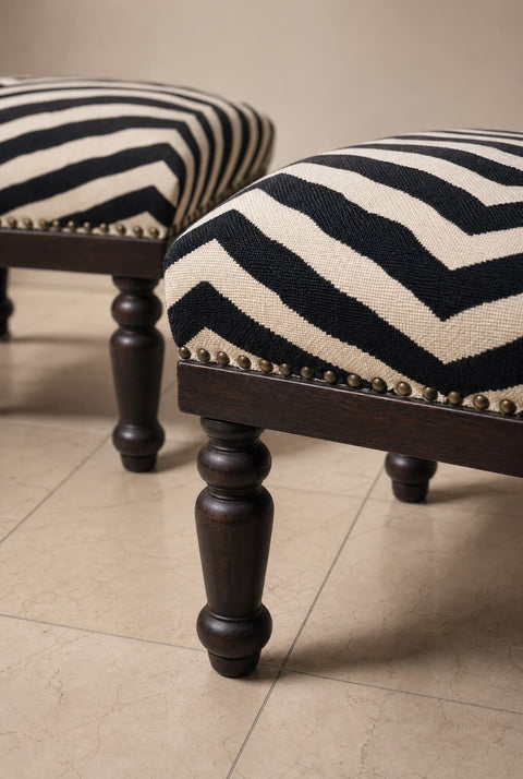 Zebra Footstools (each)