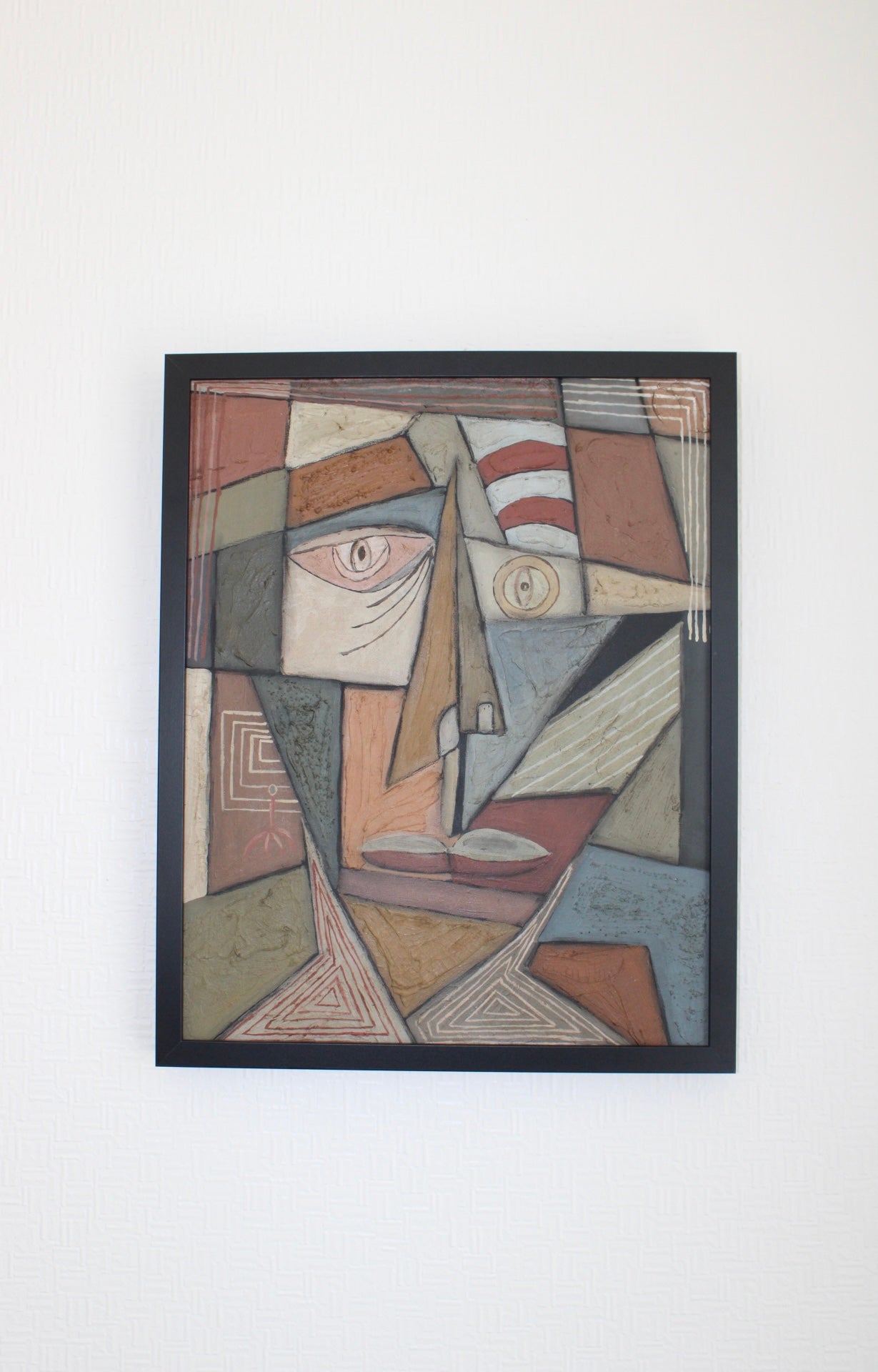 Angela Dickerson Single Watcher Original Framed Artwork