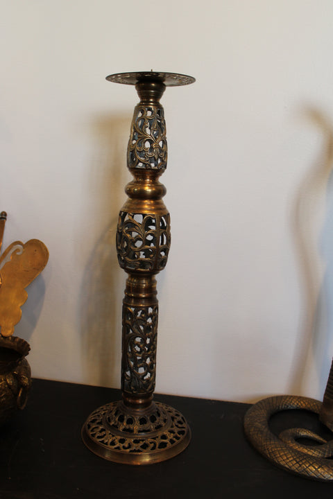 Ornate Brass Candlestick