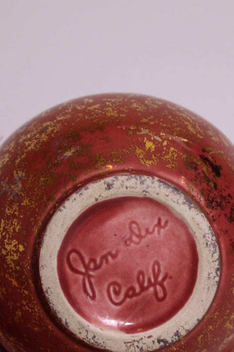 Copper Luster Bottle Vase