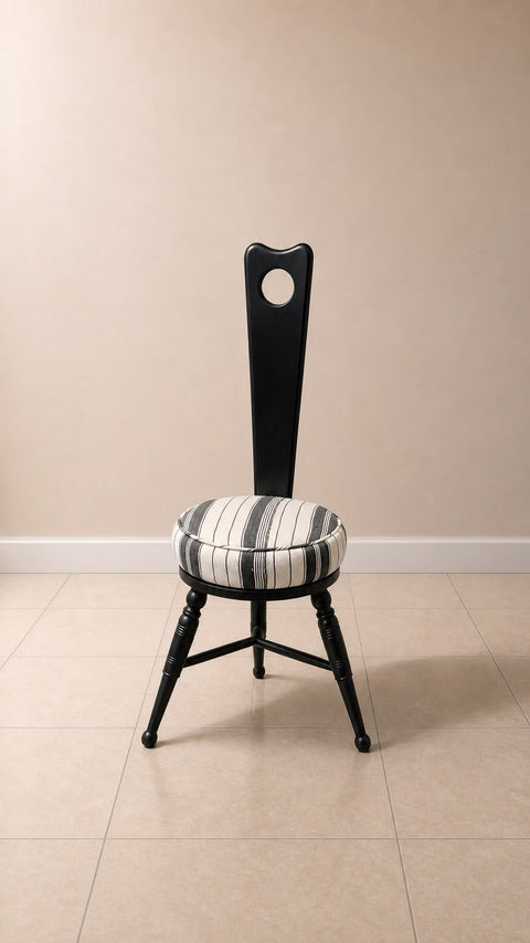 Vintage 1960s Three Legged Spinning Chair