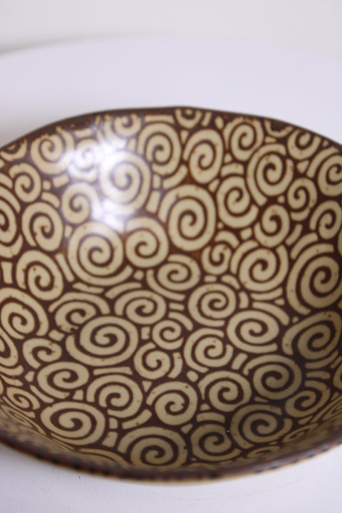Vintage Island Collection Made in Japan Spiral Pattern Plate
