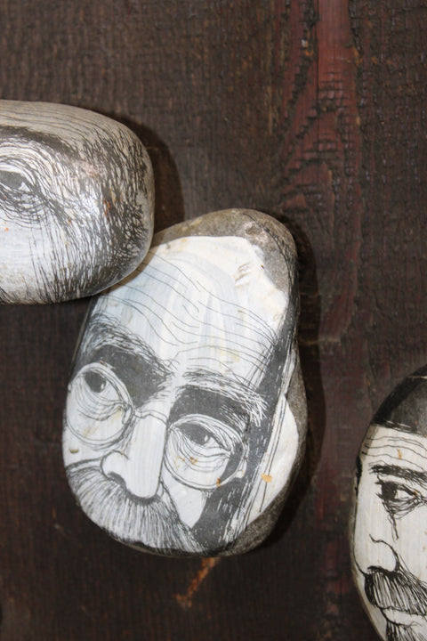 Three Faces Dimensional Relief Wall Art