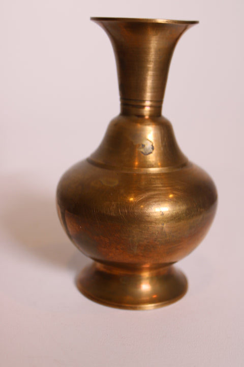Vintage Brass Bud Vase