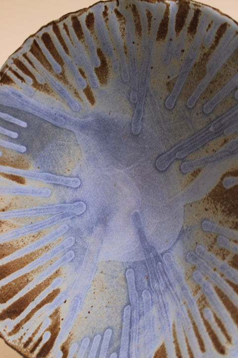 Blue Spiral Studio Pottery Charger