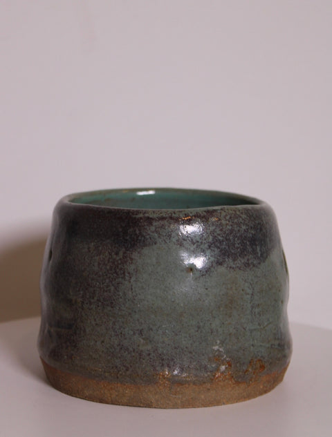 Blue-Green Studio Pottery Bowl