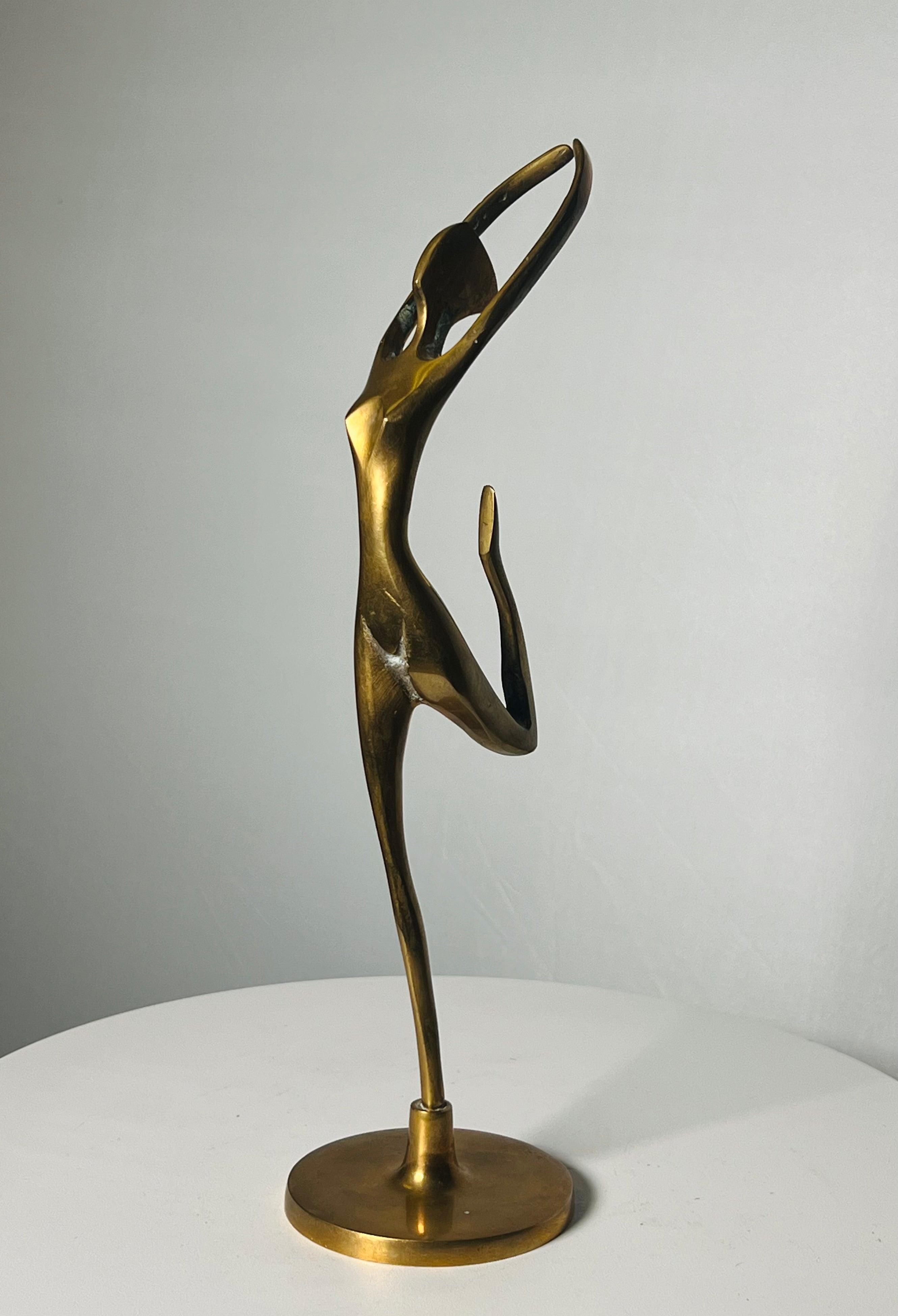 Vintage 1970s Brass Ballerina Sculptures (Set or Individuals) (Vintage)
