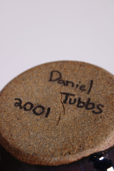 Daniel Tubbs Purple Black Studio Vase 2001