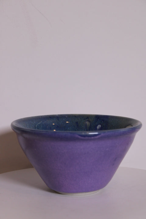 Signed Purple Blue Studio Bowl